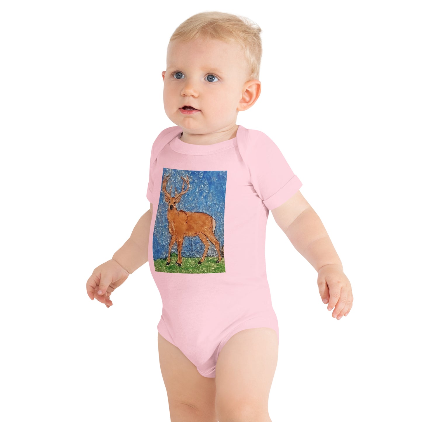 Resident Winner "Deer" Baby Short Sleeve One Piece