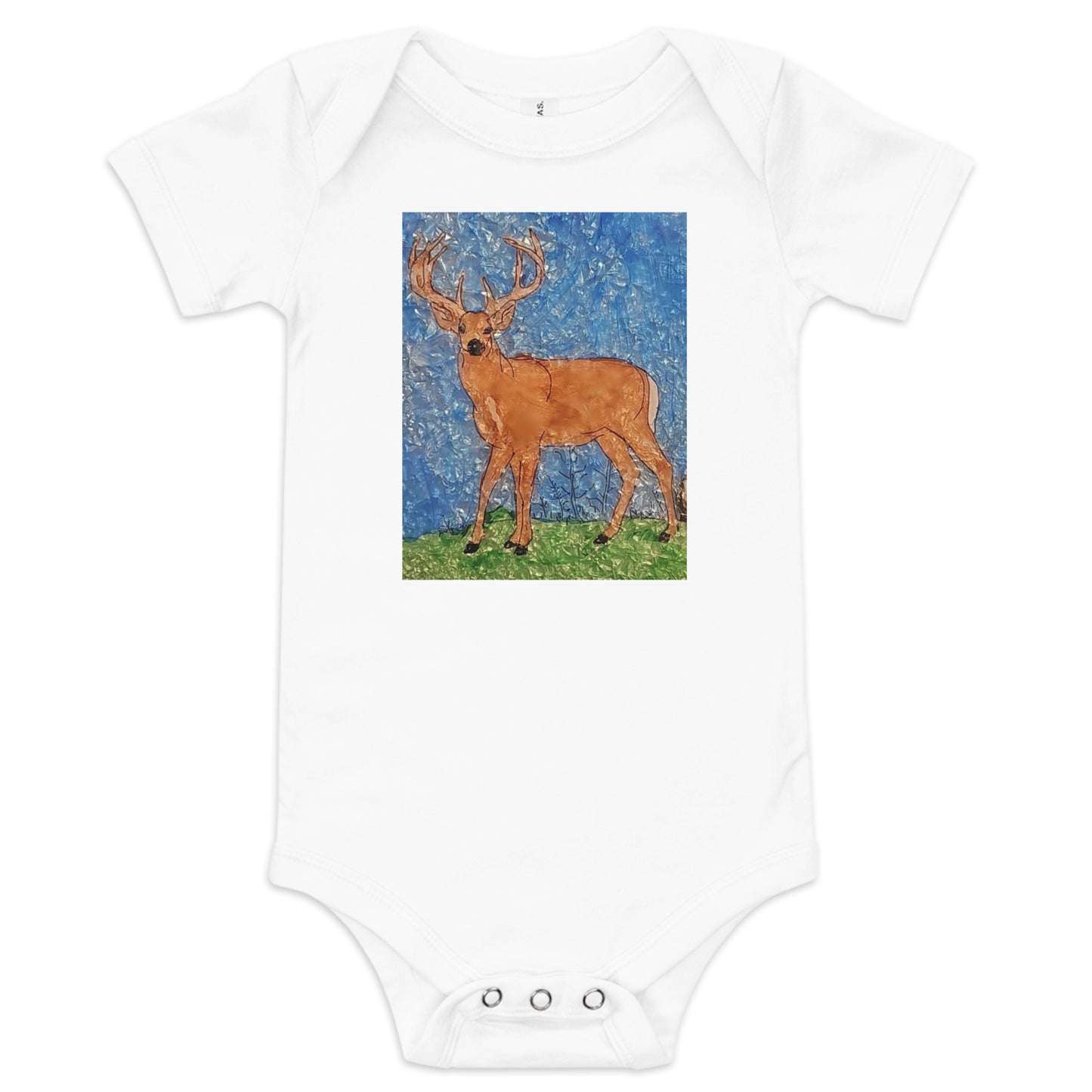 Resident Winner "Deer" Baby Short Sleeve One Piece