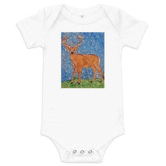 Resident Winner "Deer" Baby Short Sleeve One Piece