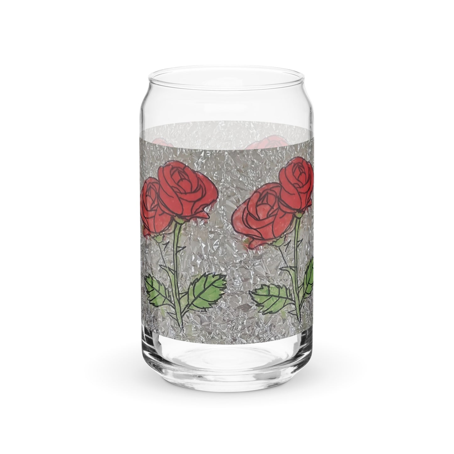 Resident Winner "Rose" Can-Shaped Glass