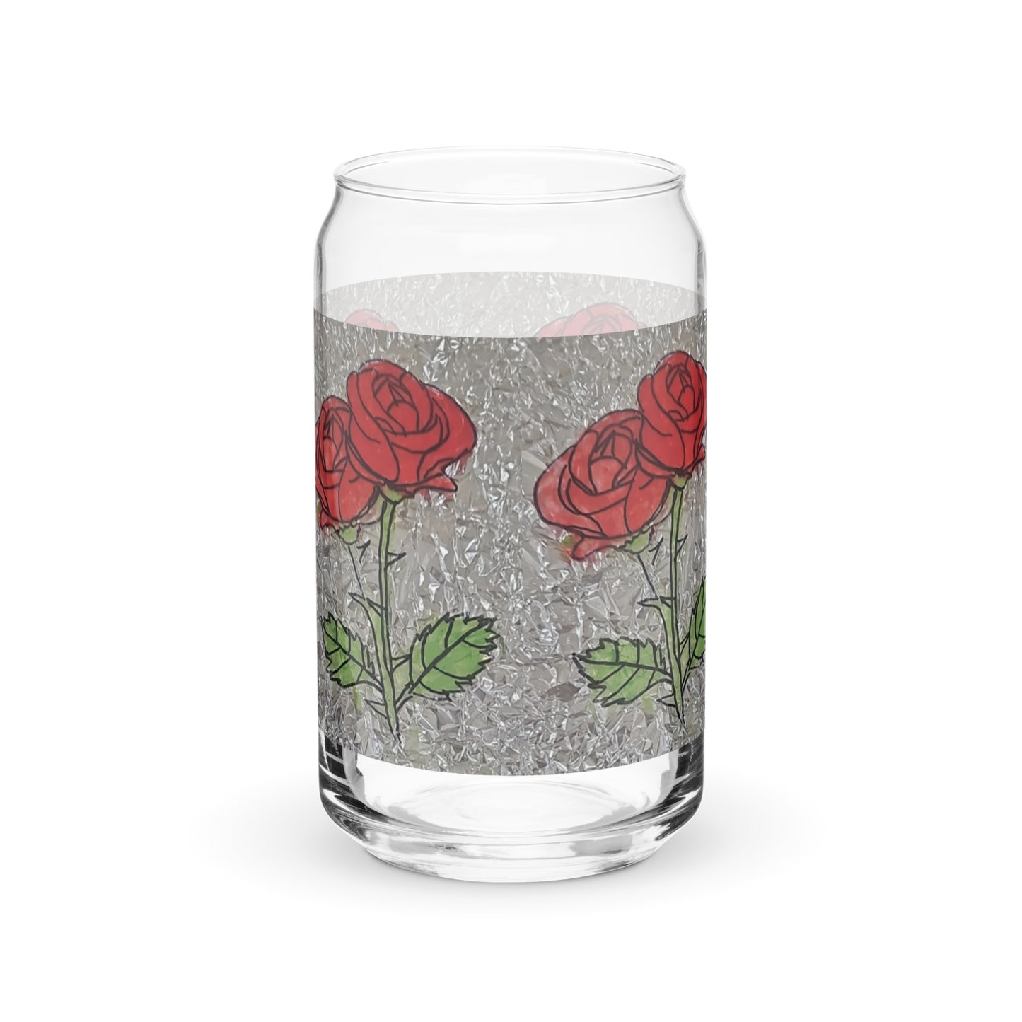 Resident Winner "Rose" Can-Shaped Glass