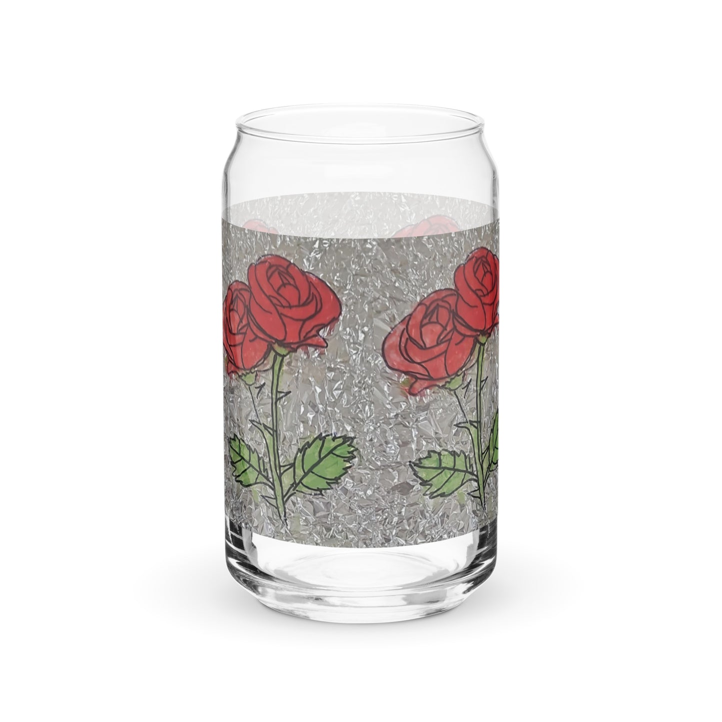 Resident Winner "Rose" Can-Shaped Glass