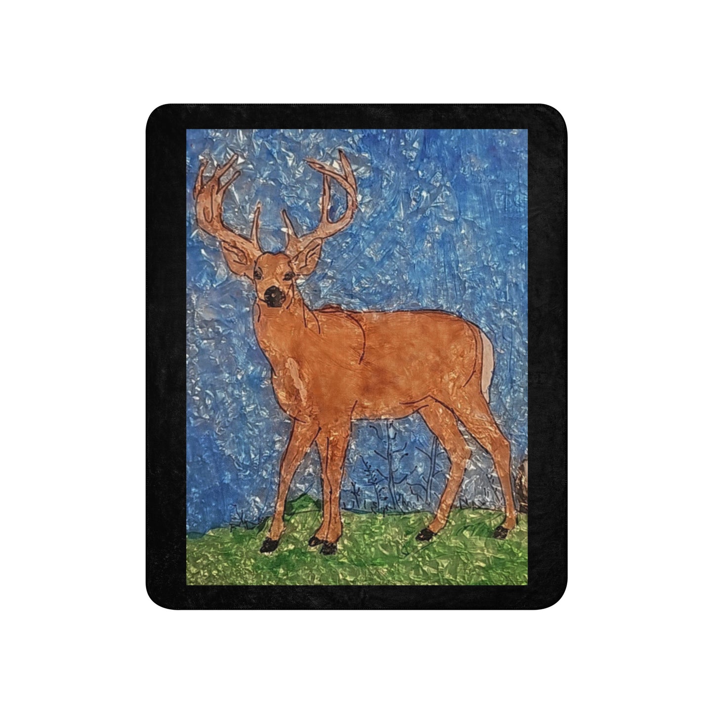 Resident Winner "Deer" Sherpa Blanket