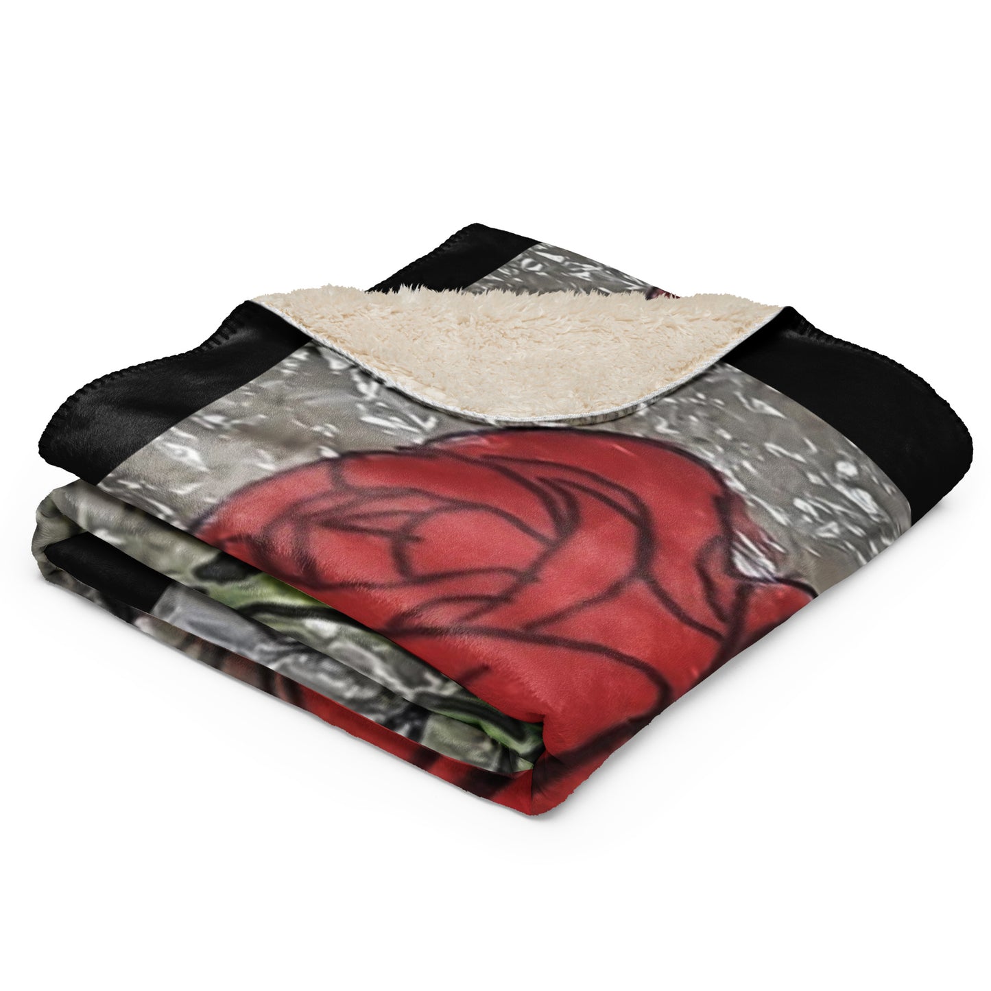 Resident Winner "Rose" Sherpa Blanket