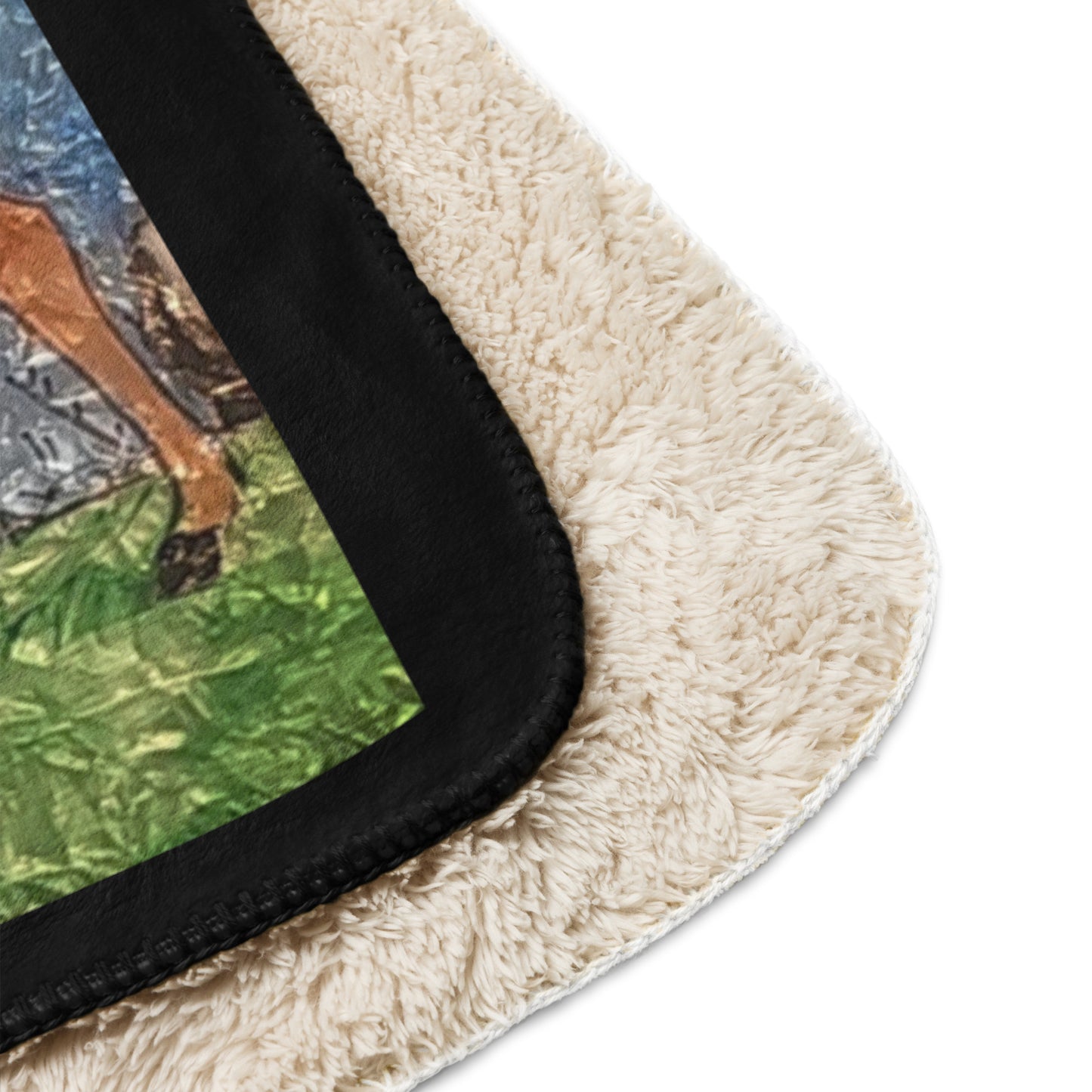 Resident Winner "Deer" Sherpa Blanket