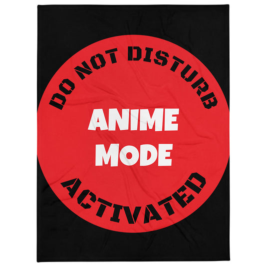 Anime Mode Throw Blanket 60x80