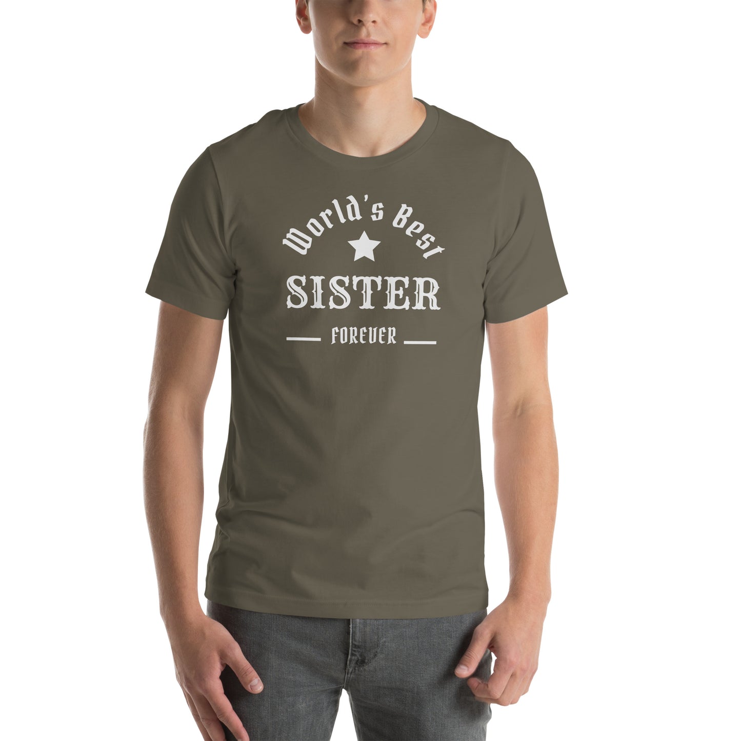 The World's Best SISTER Unisex t-shirt