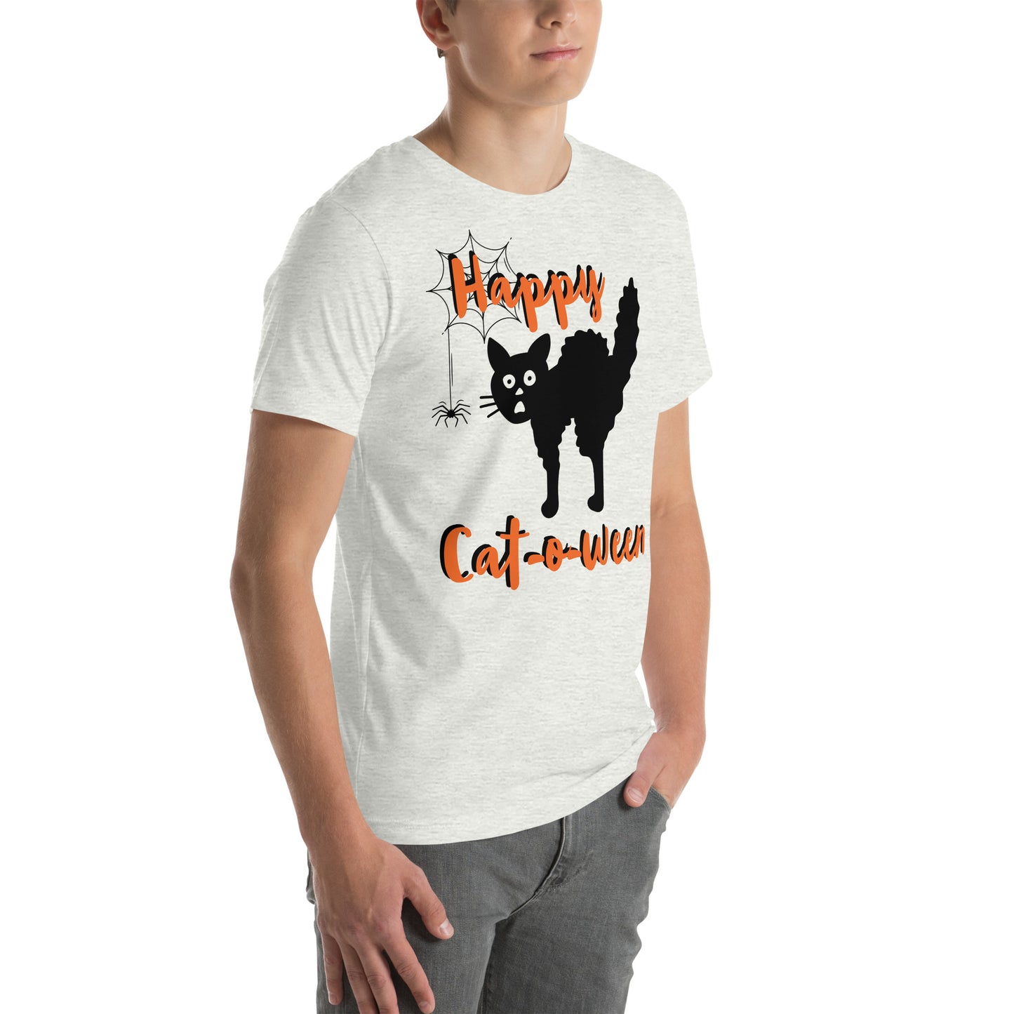 Happy Cat-O-Ween Unisex T-shirt