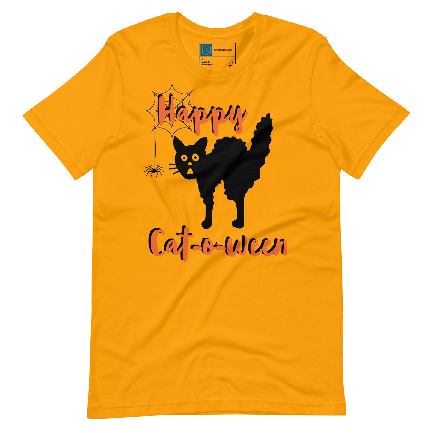 Happy Cat-O-Ween Unisex T-shirt