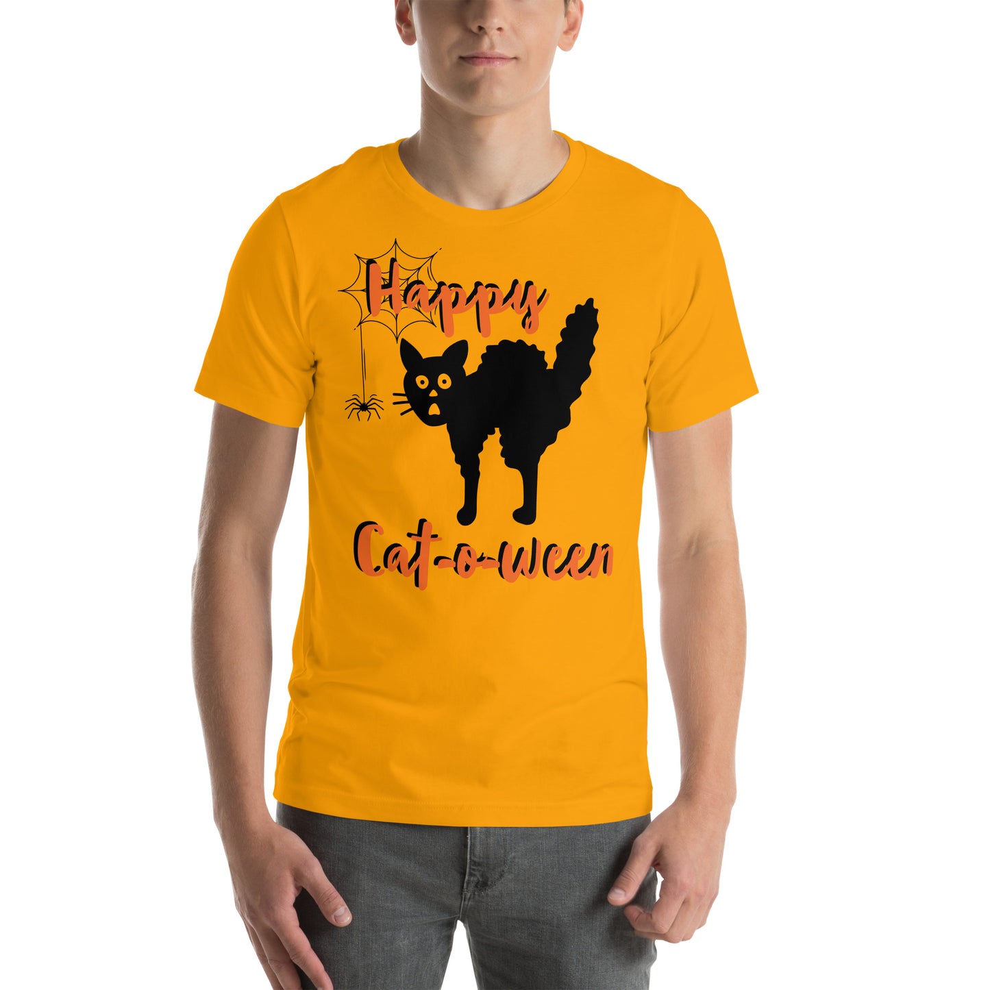 Happy Cat-O-Ween Unisex T-shirt