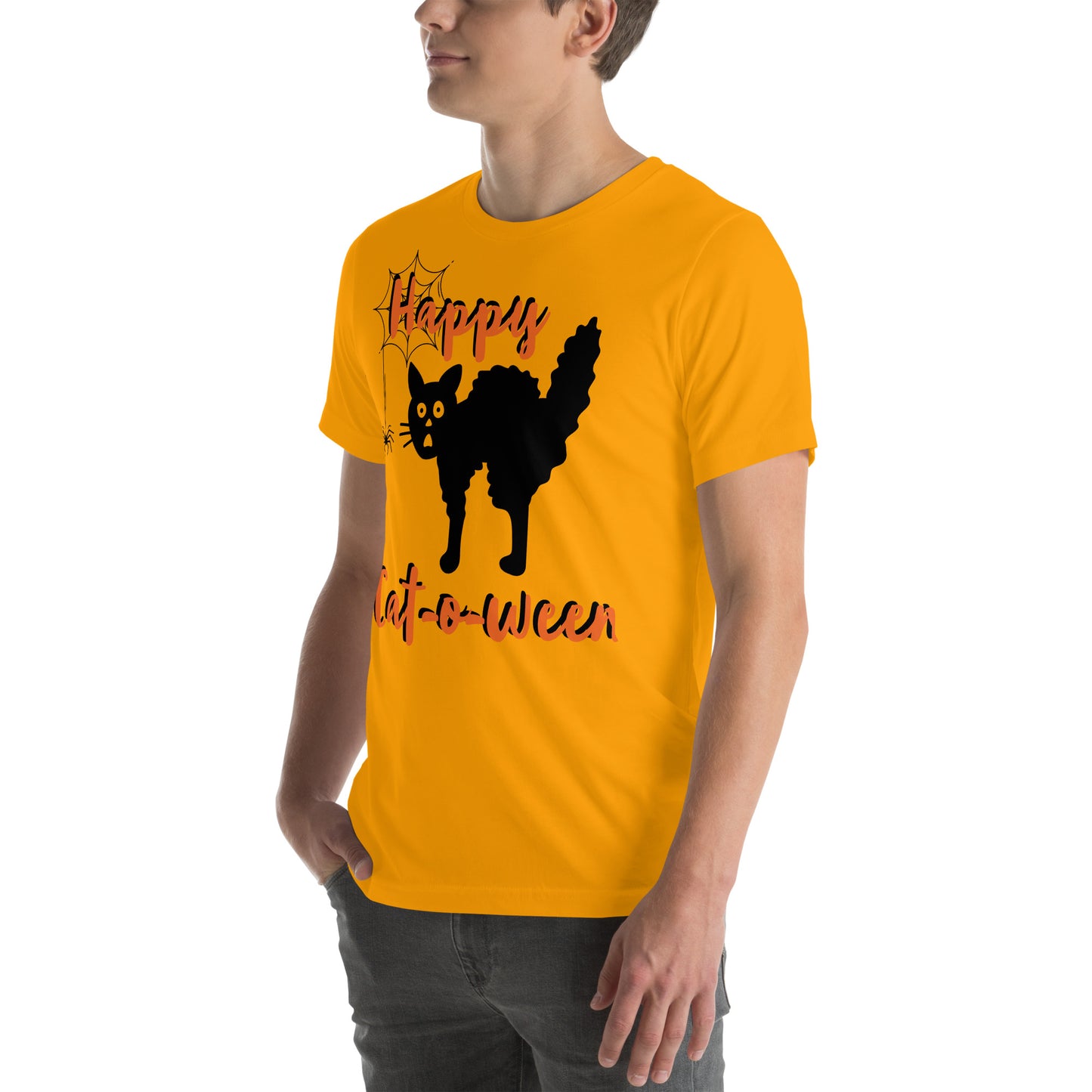 Happy Cat-O-Ween Unisex T-shirt