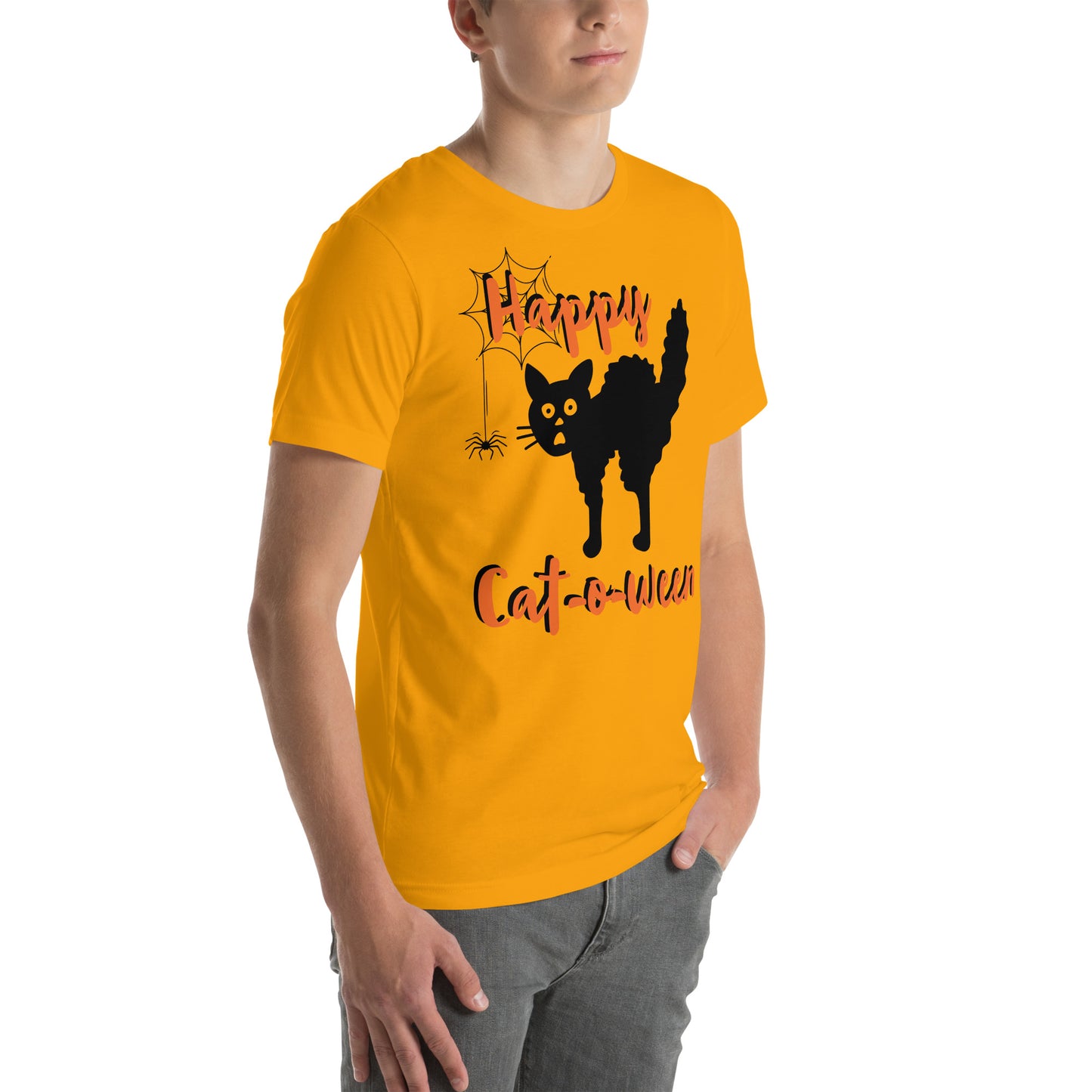 Happy Cat-O-Ween Unisex T-shirt