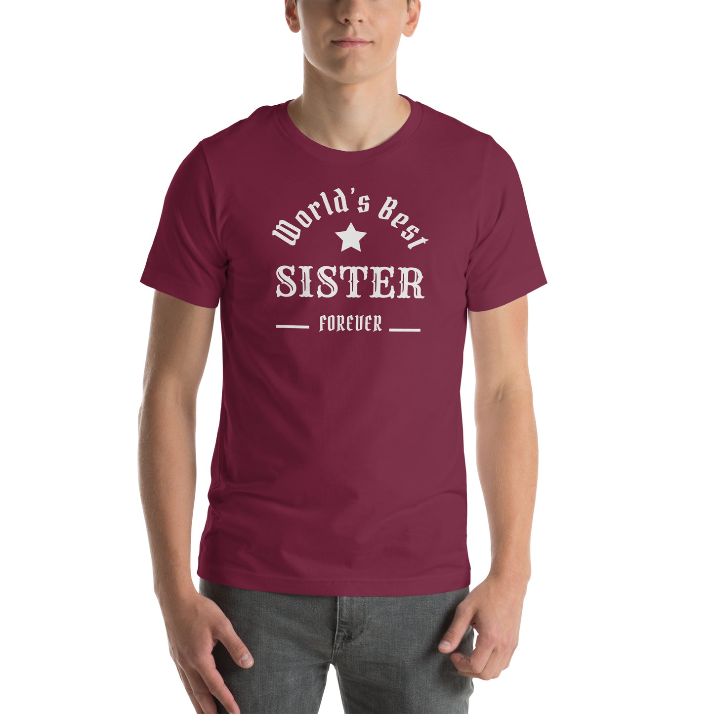 The World's Best SISTER Unisex t-shirt