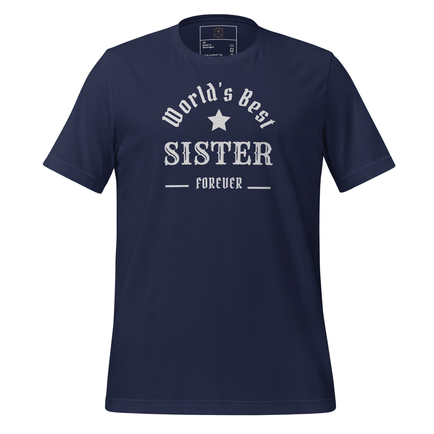 The World's Best SISTER Unisex t-shirt