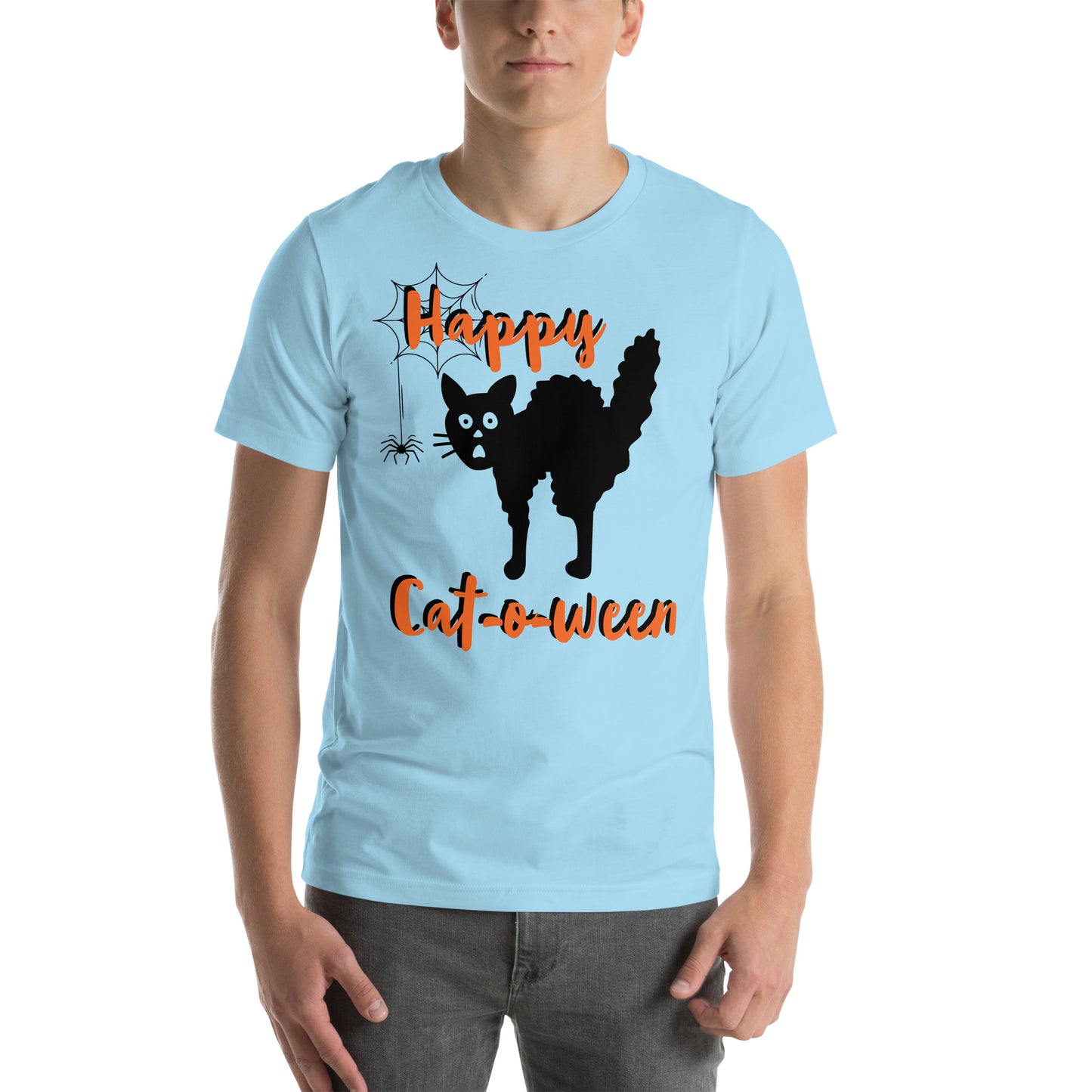 Happy Cat-O-Ween Unisex T-shirt