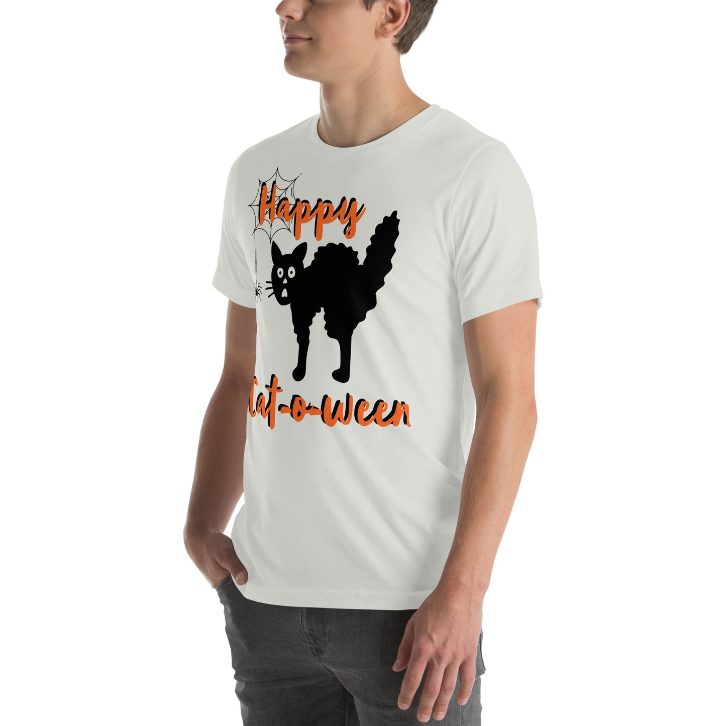 Happy Cat-O-Ween Unisex T-shirt