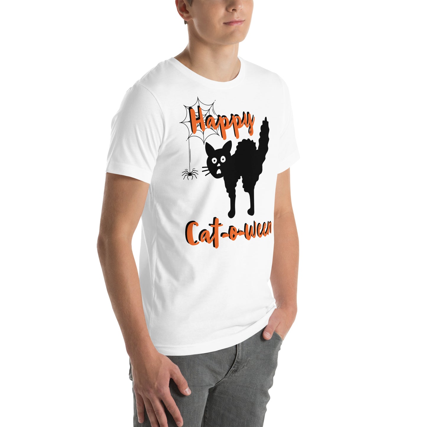 Happy Cat-O-Ween Unisex T-shirt