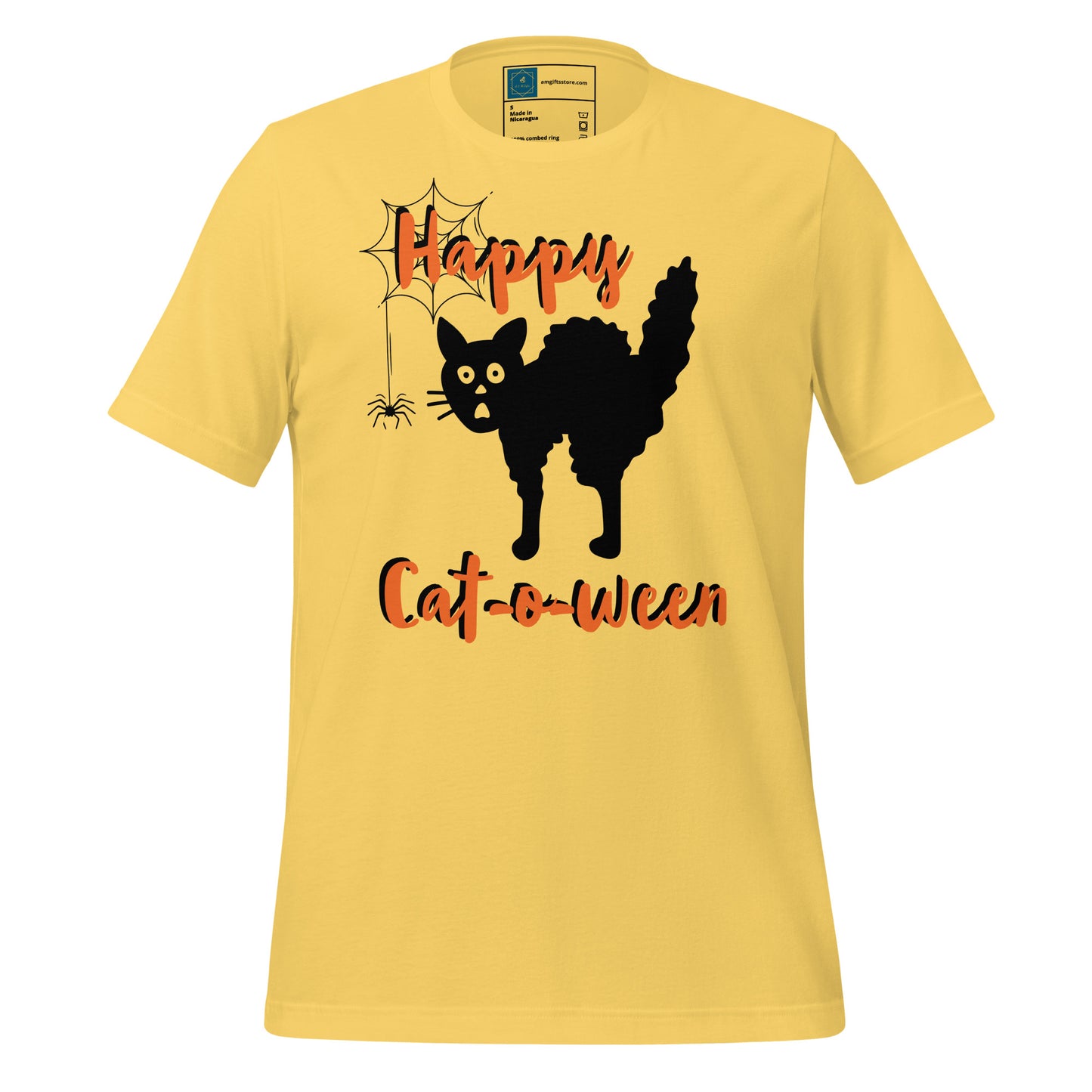 Happy Cat-O-Ween Unisex T-shirt