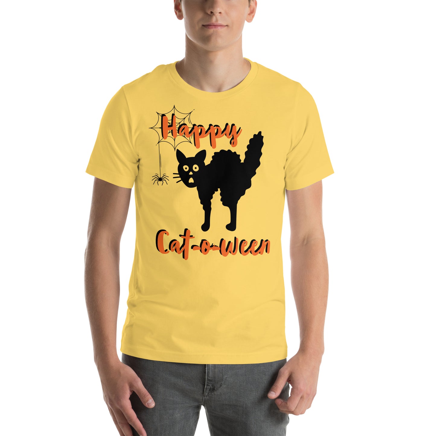 Happy Cat-O-Ween Unisex T-shirt