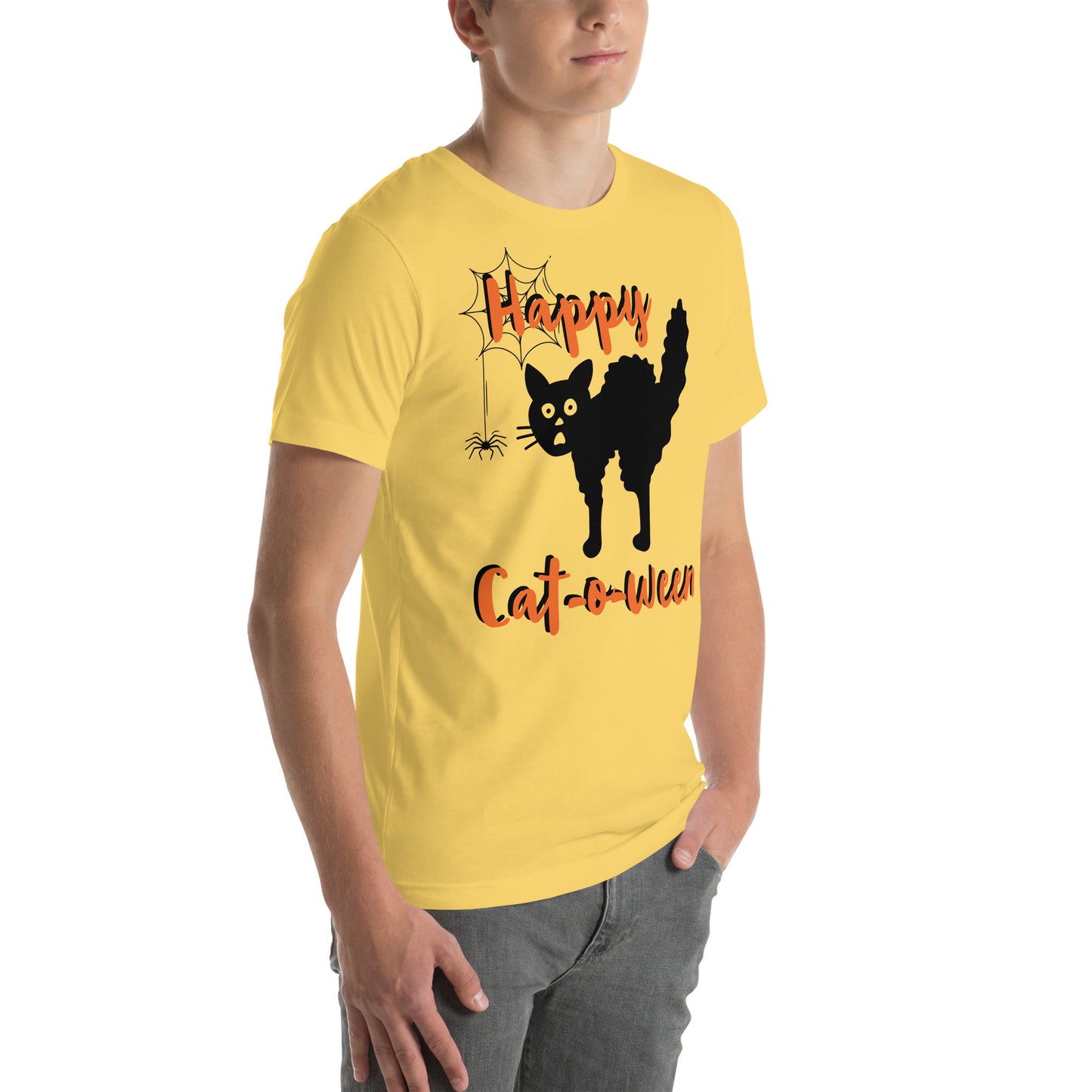 Happy Cat-O-Ween Unisex T-shirt