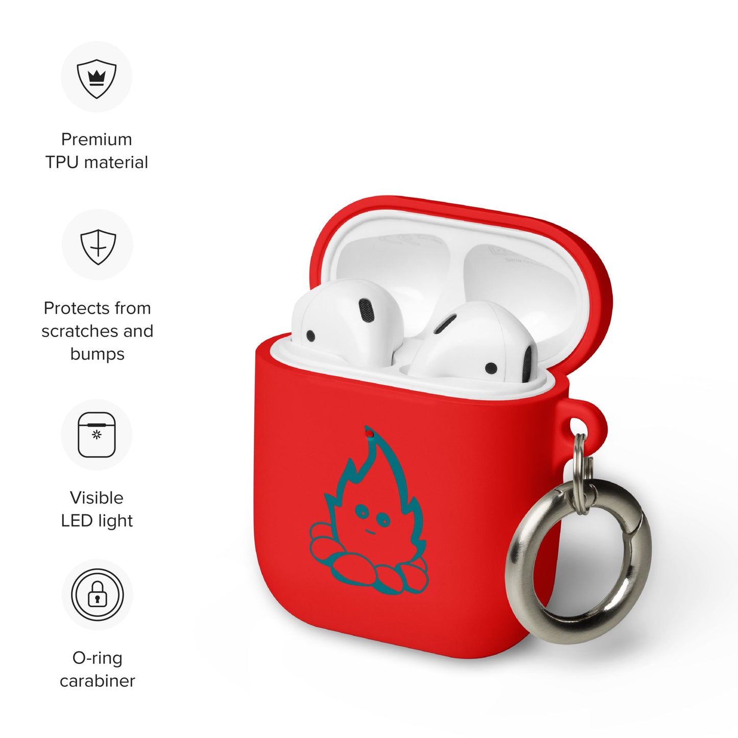 Fire Dude AirPods Case