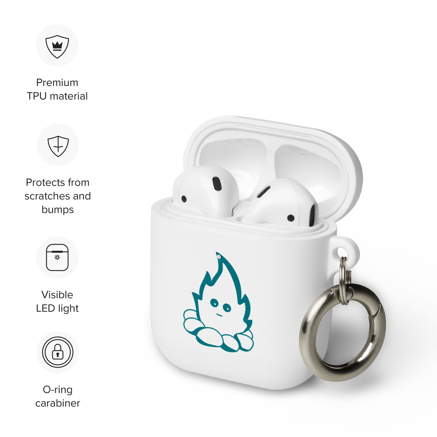 Fire Dude AirPods Case