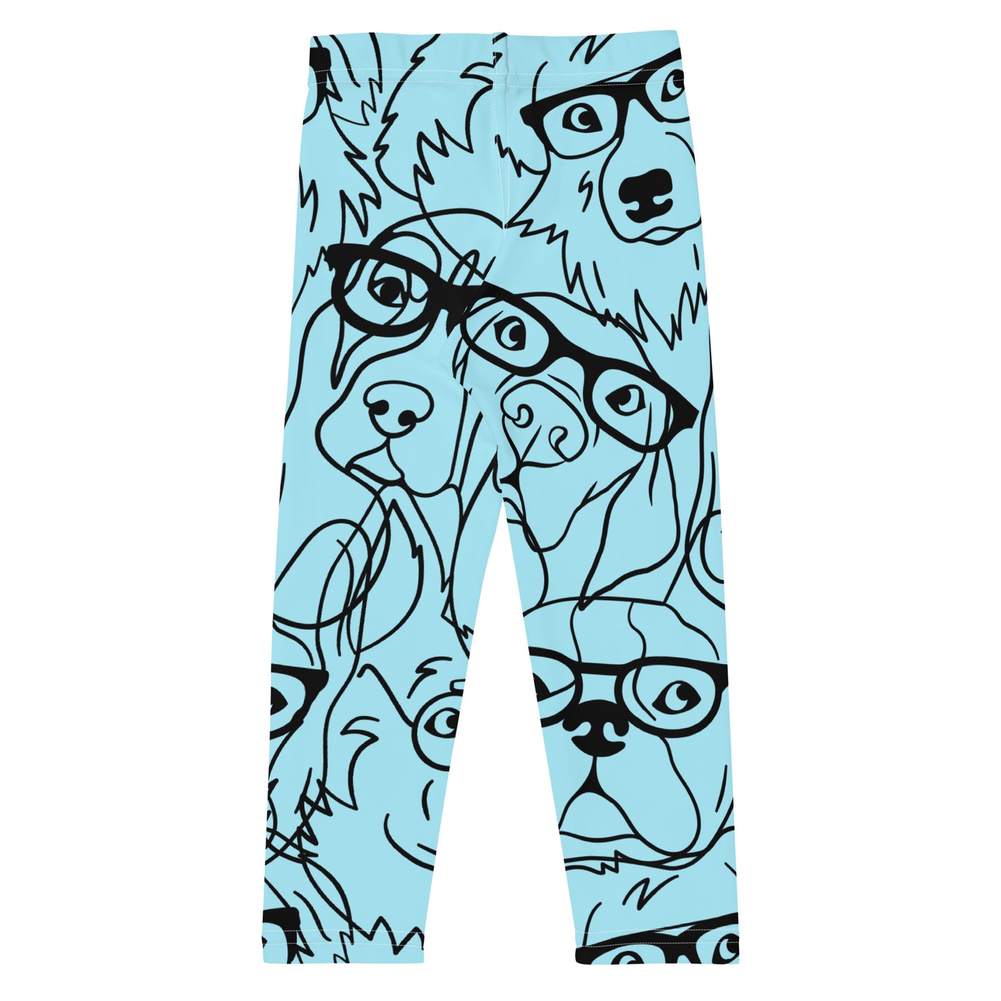 "Lili's Dogs" Kid's Leggings Blue