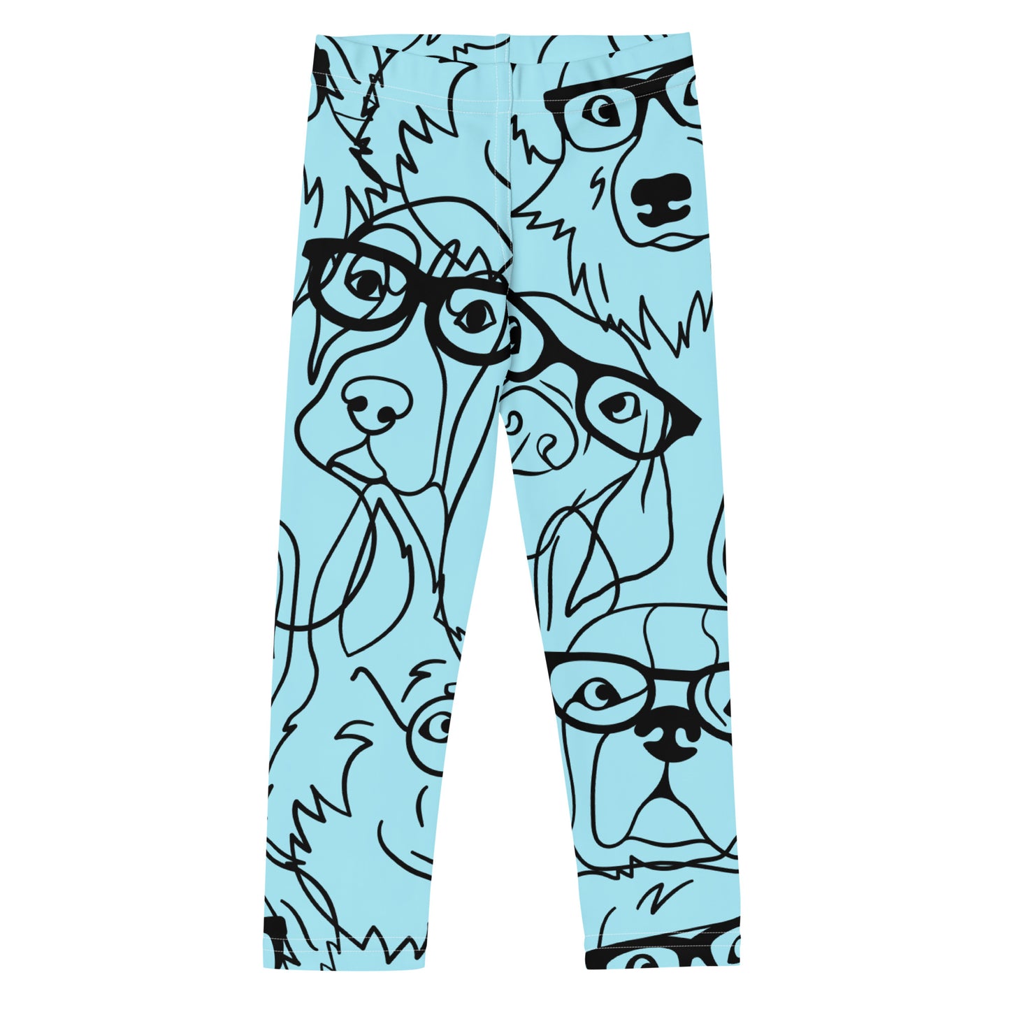 "Lili's Dogs" Kid's Leggings Blue