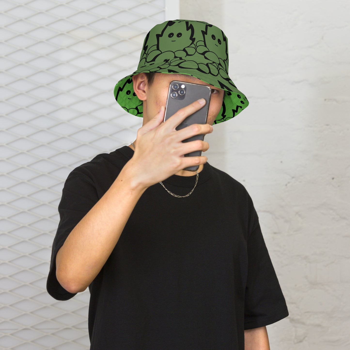 Fire Dude Reversible bucket hat