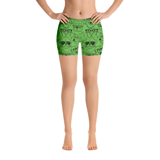 Lili's Dogs GreenShorts