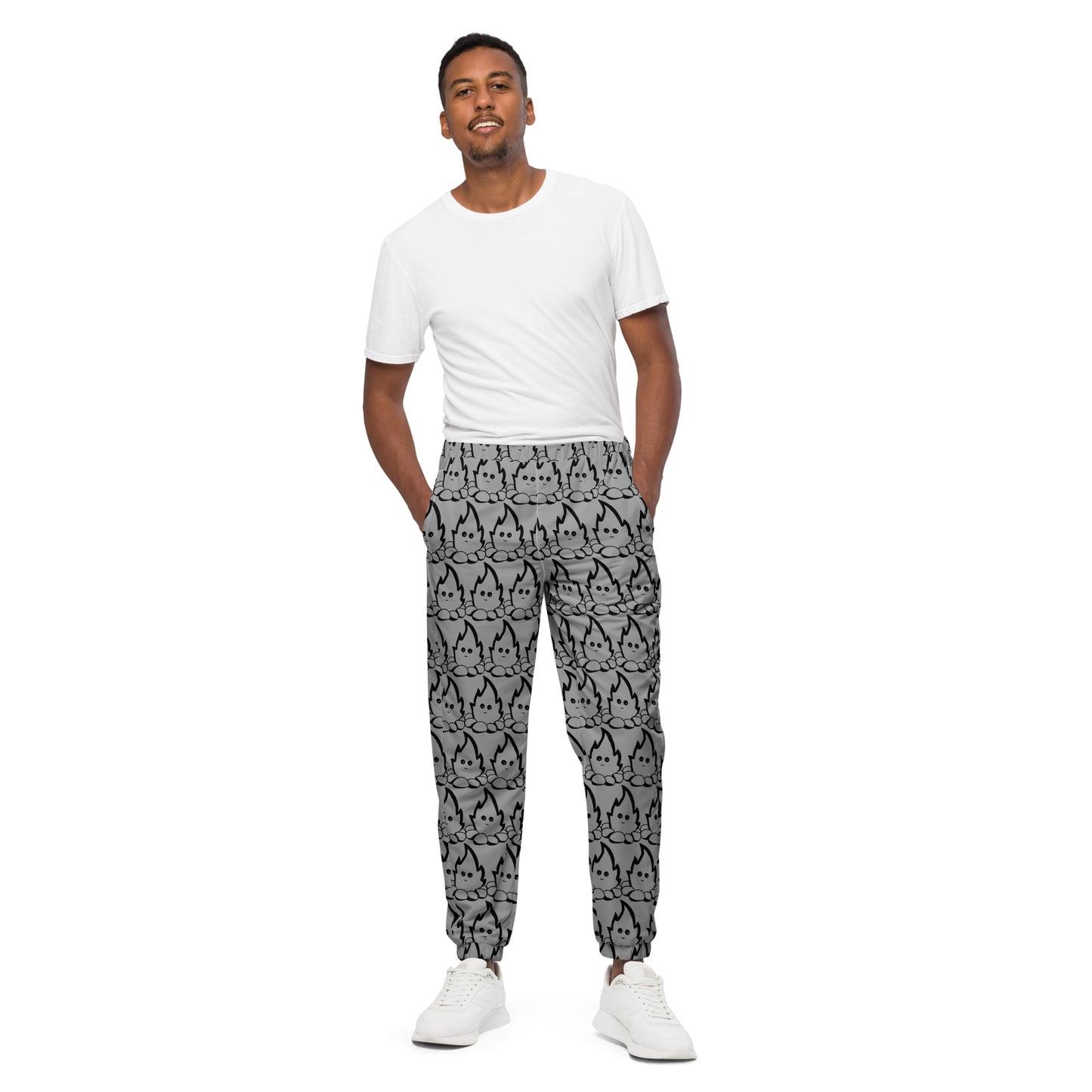 Fire Dude Grey Unisex Track Pants