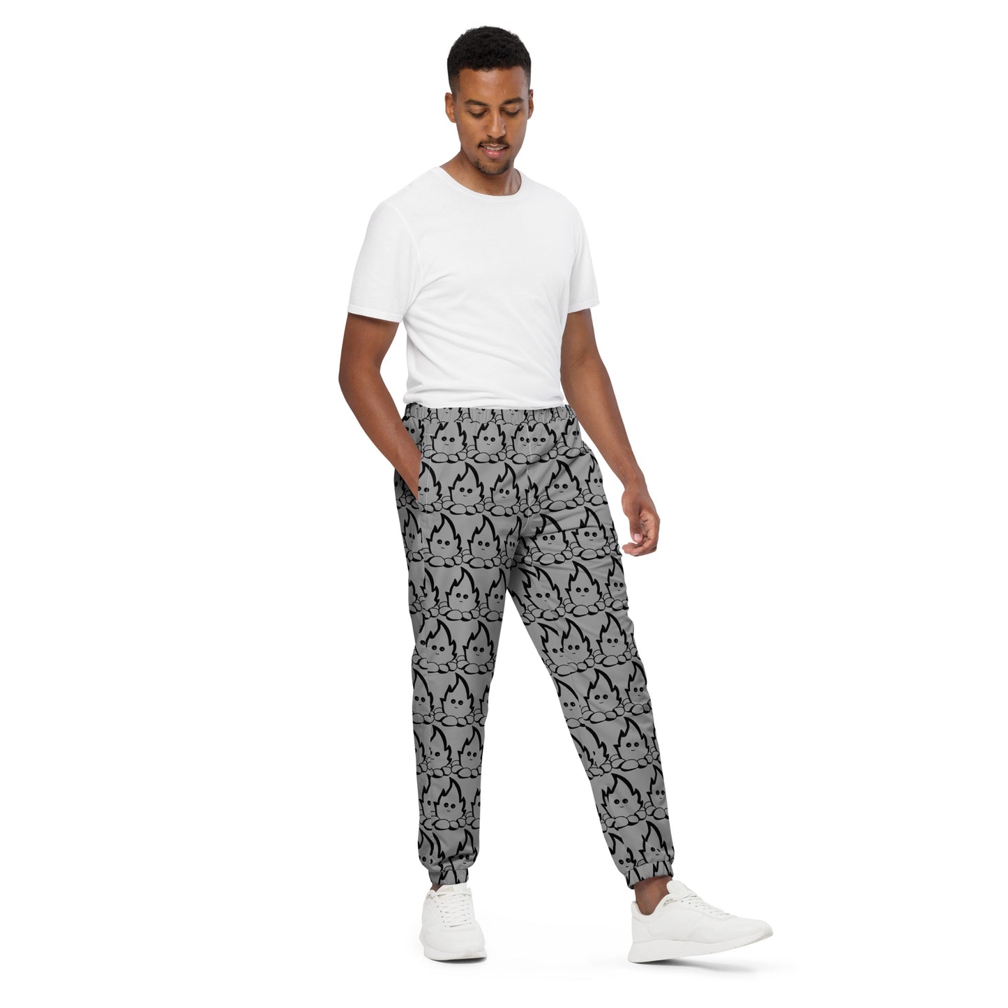 Fire Dude Grey Unisex Track Pants