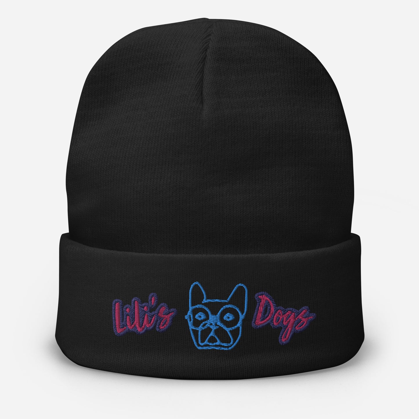 Lili's Dogs Embroidered Beanie