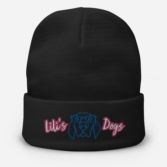 Lili's Dogs Embroidered Beanie