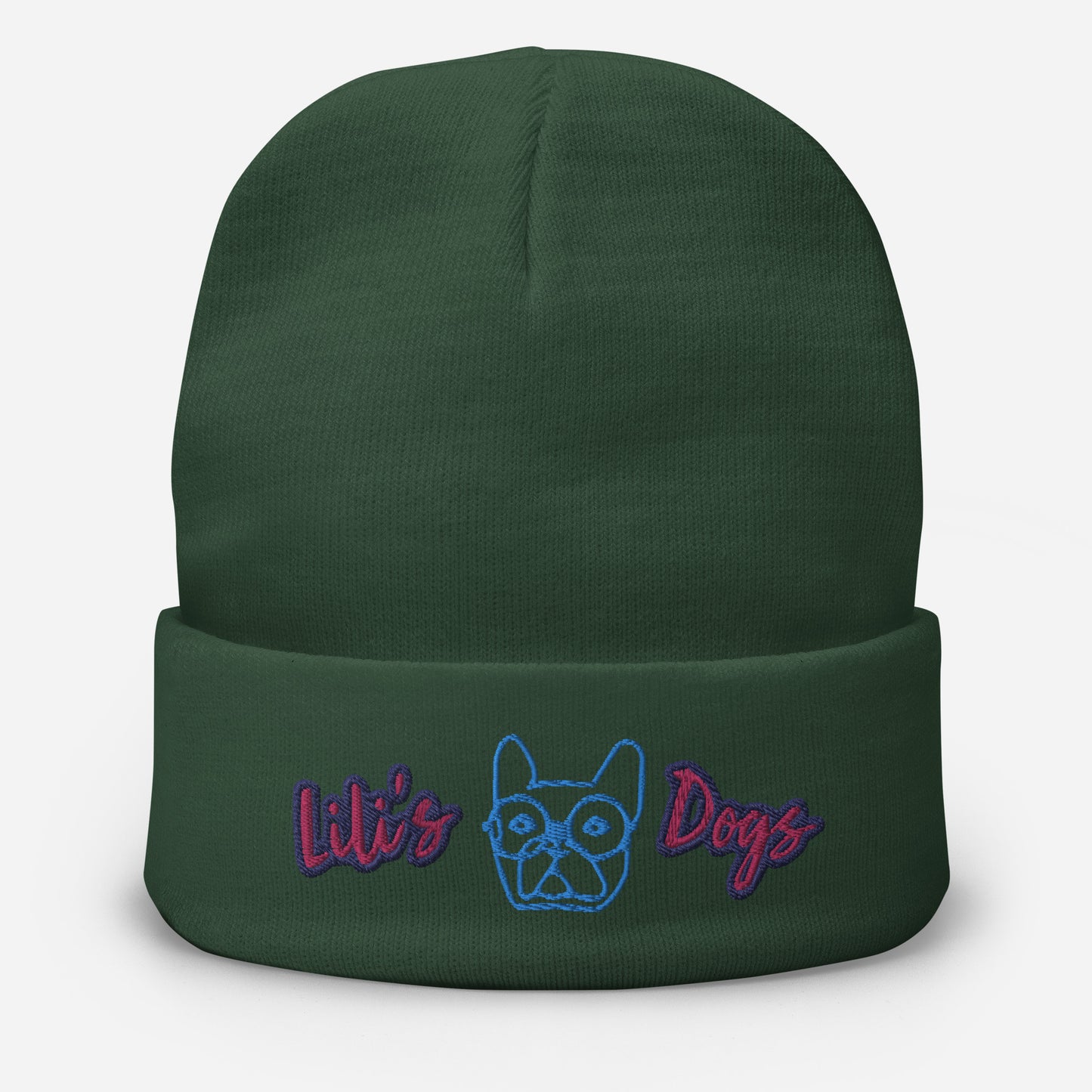 Lili's Dogs Embroidered Beanie