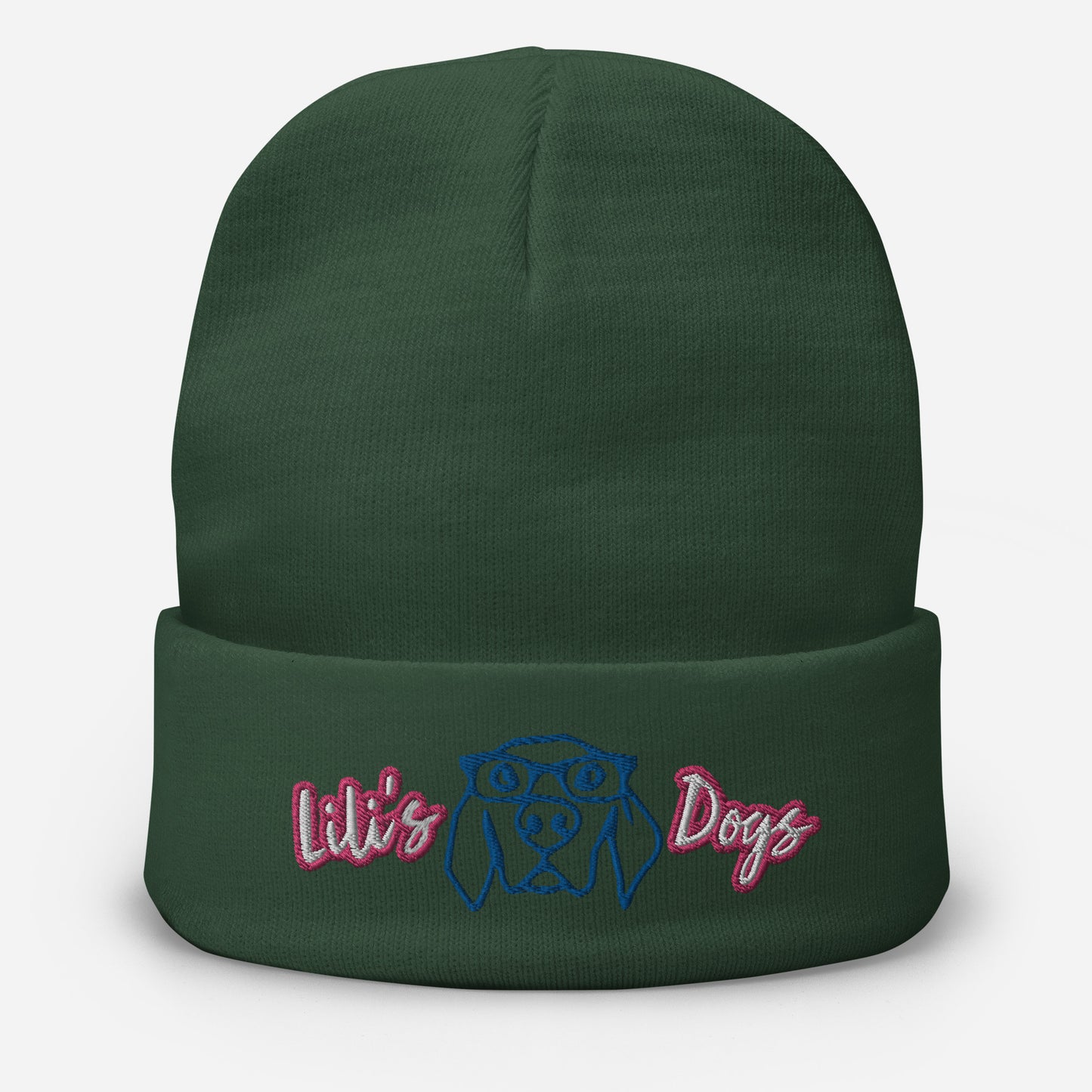 Lili's Dogs Embroidered Beanie