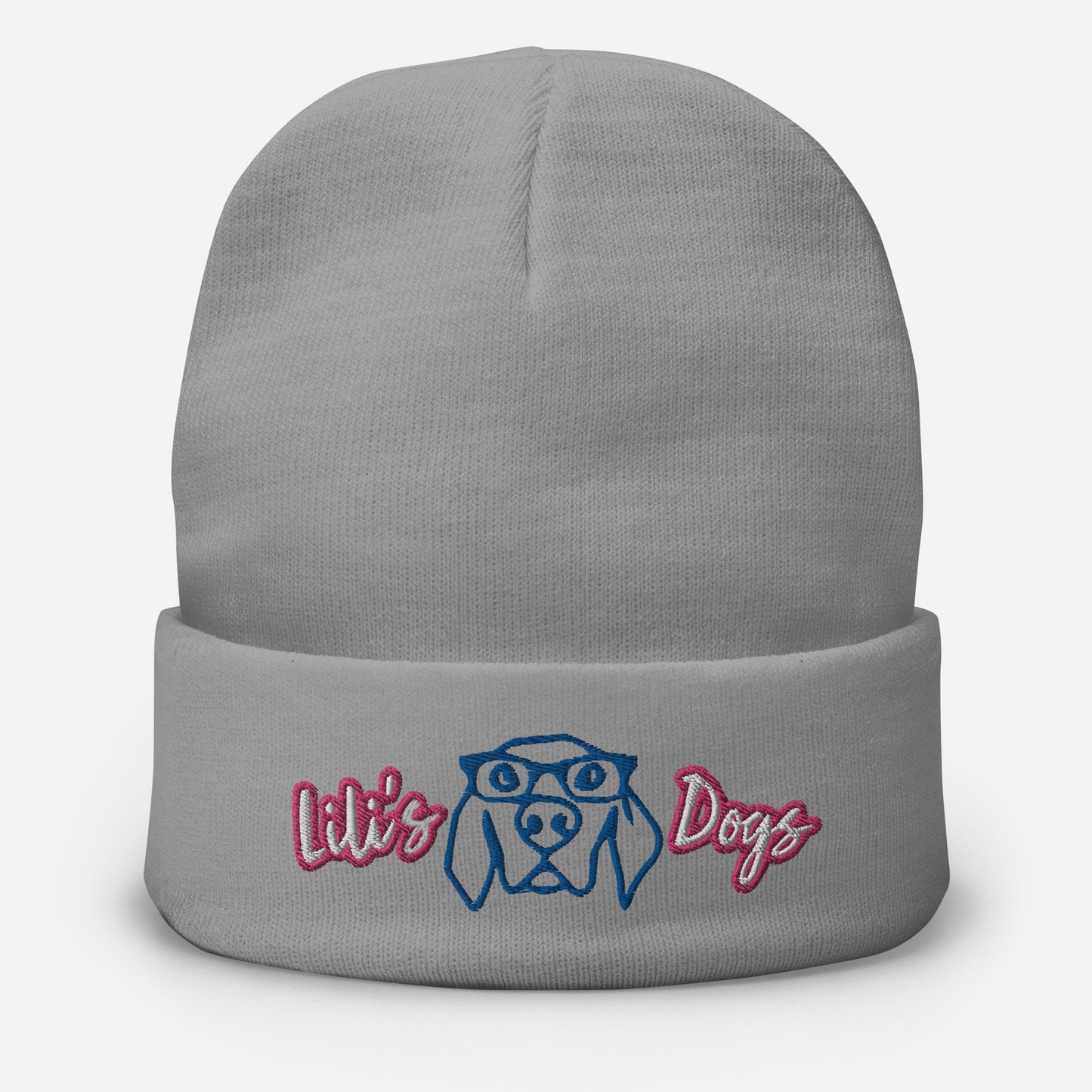 Lili's Dogs Embroidered Beanie