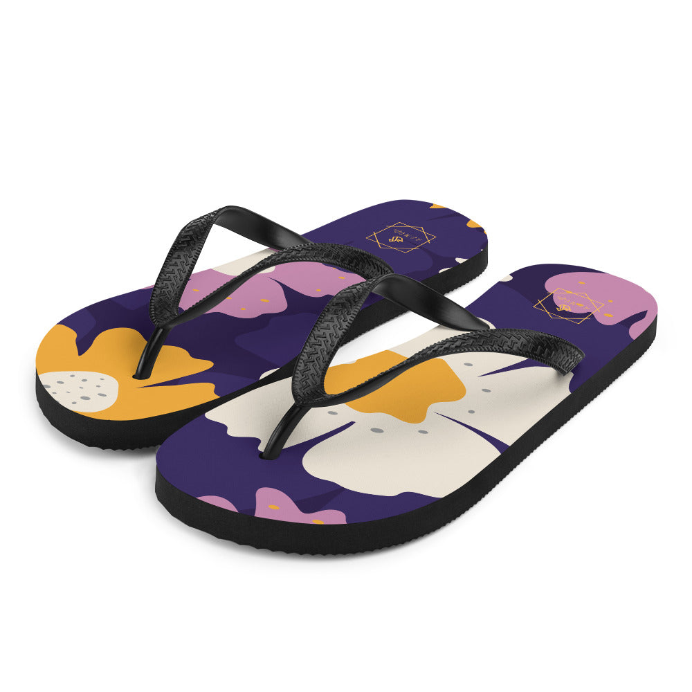 Flowers for The Day Flip-Flops