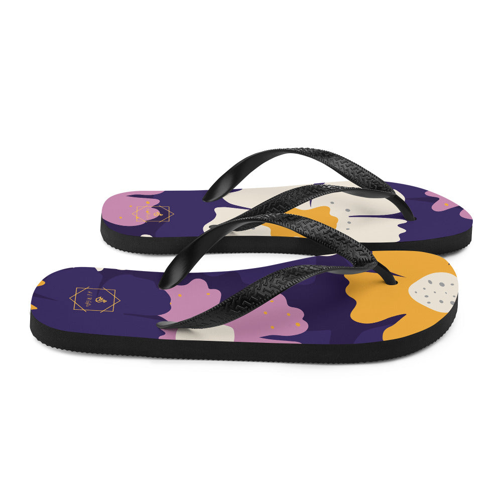 Flowers for The Day Flip-Flops