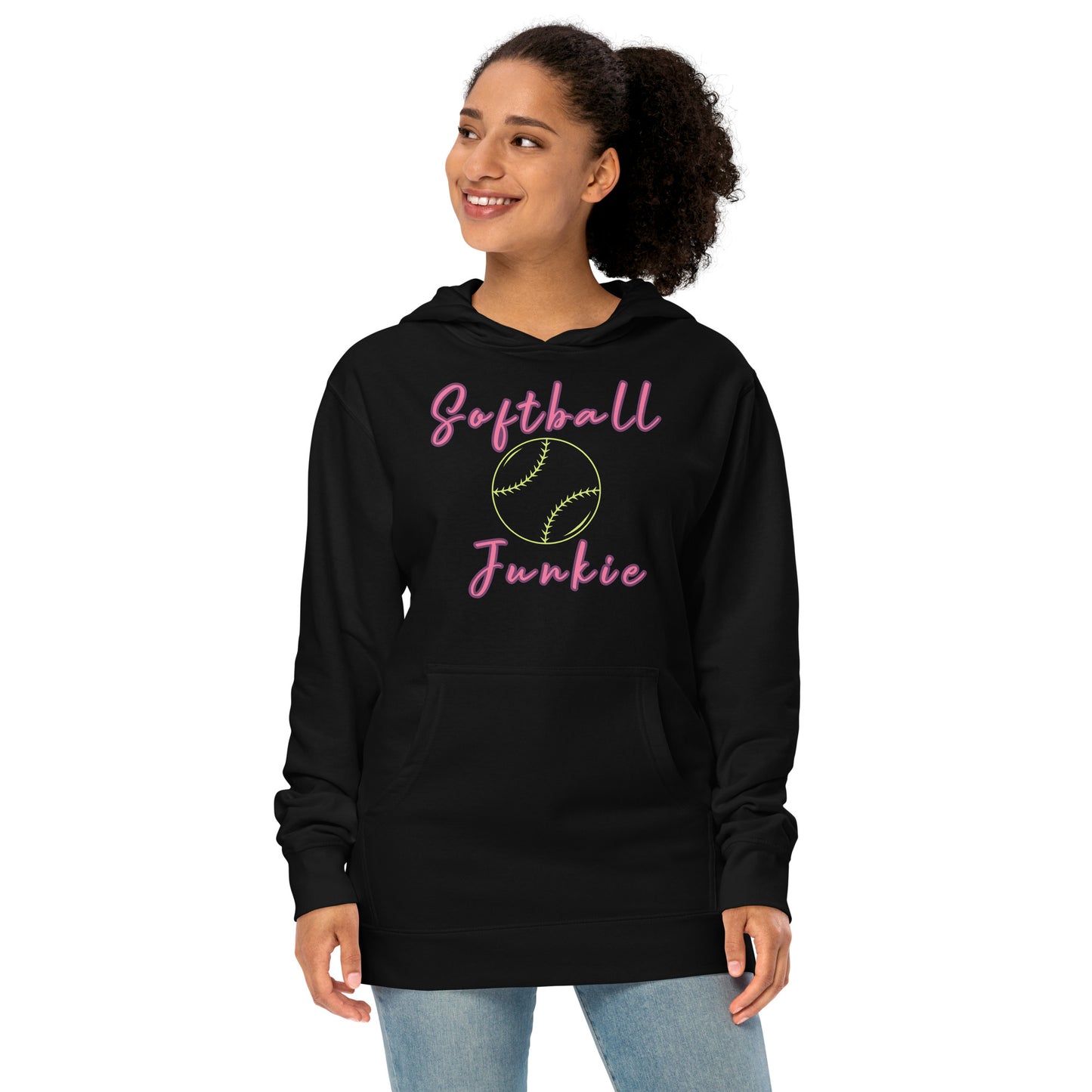 Softball Junkie Unisex midweight hoodie