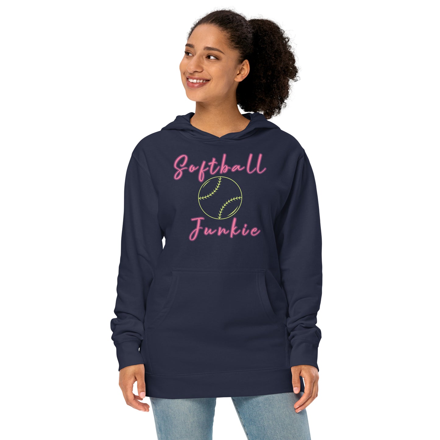 Softball Junkie Unisex midweight hoodie