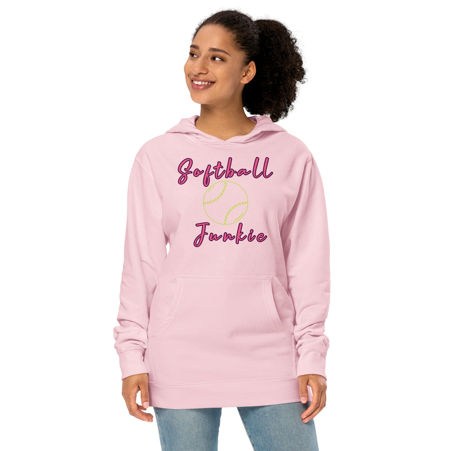 Softball Junkie Unisex midweight hoodie