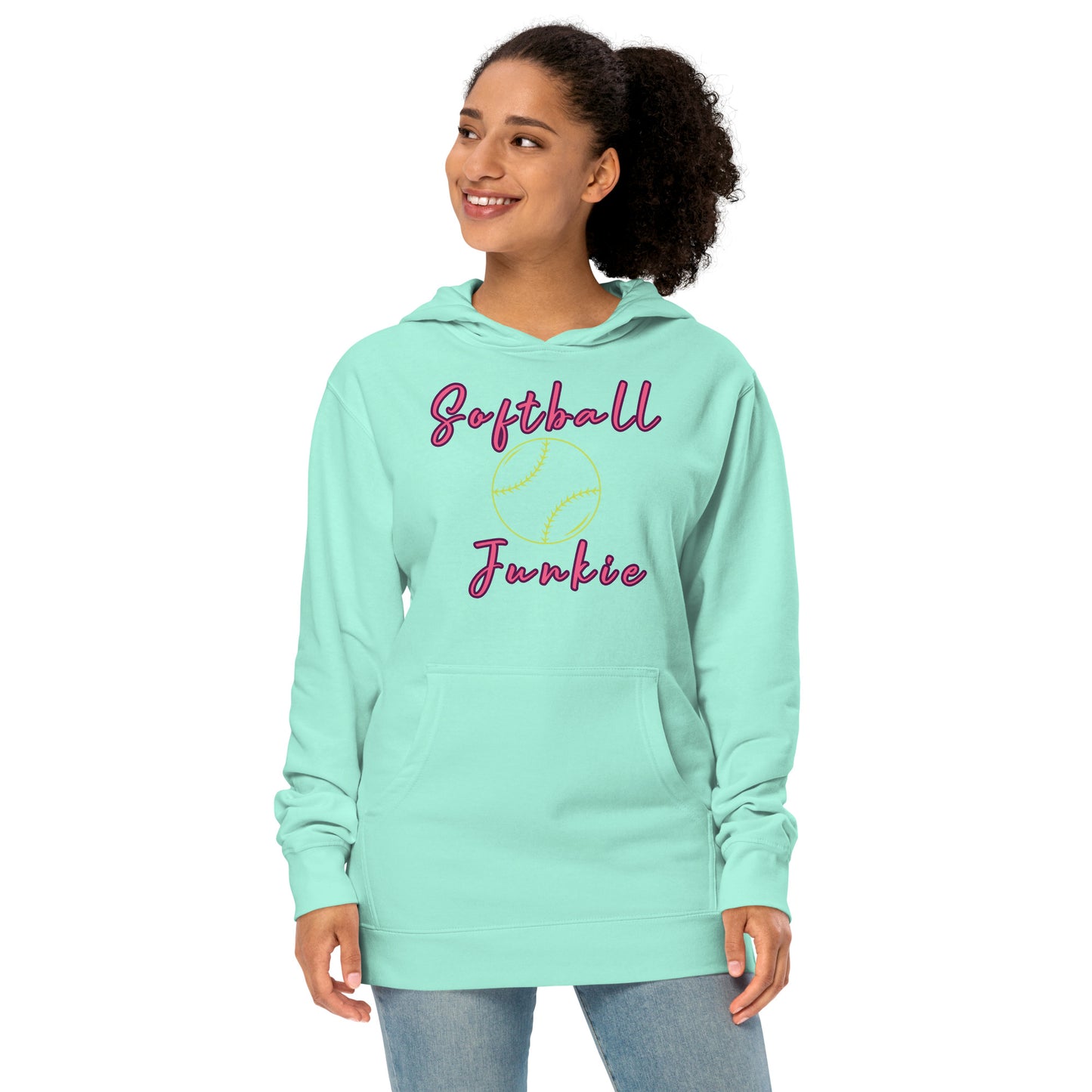 Softball Junkie Unisex midweight hoodie