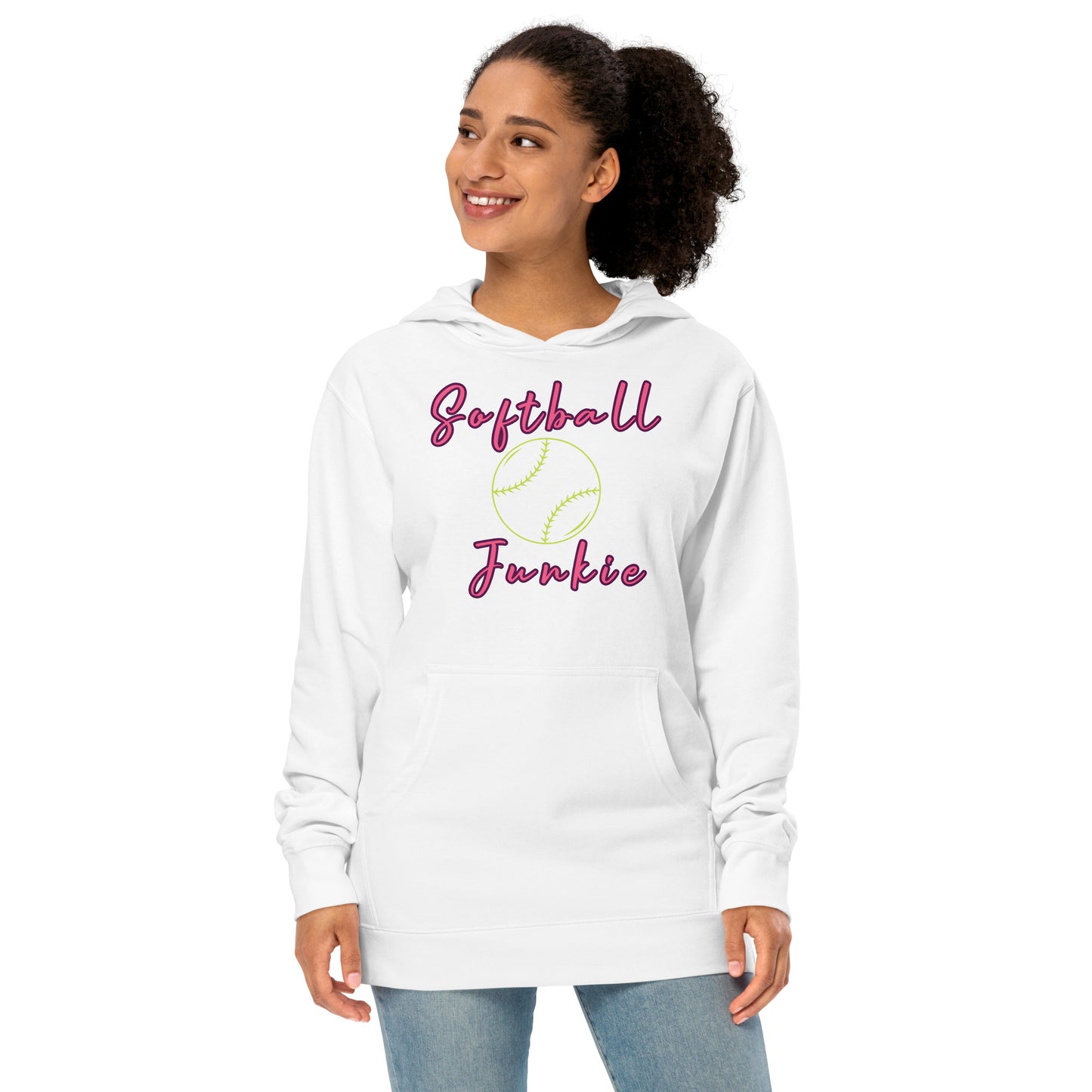 Softball Junkie Unisex midweight hoodie