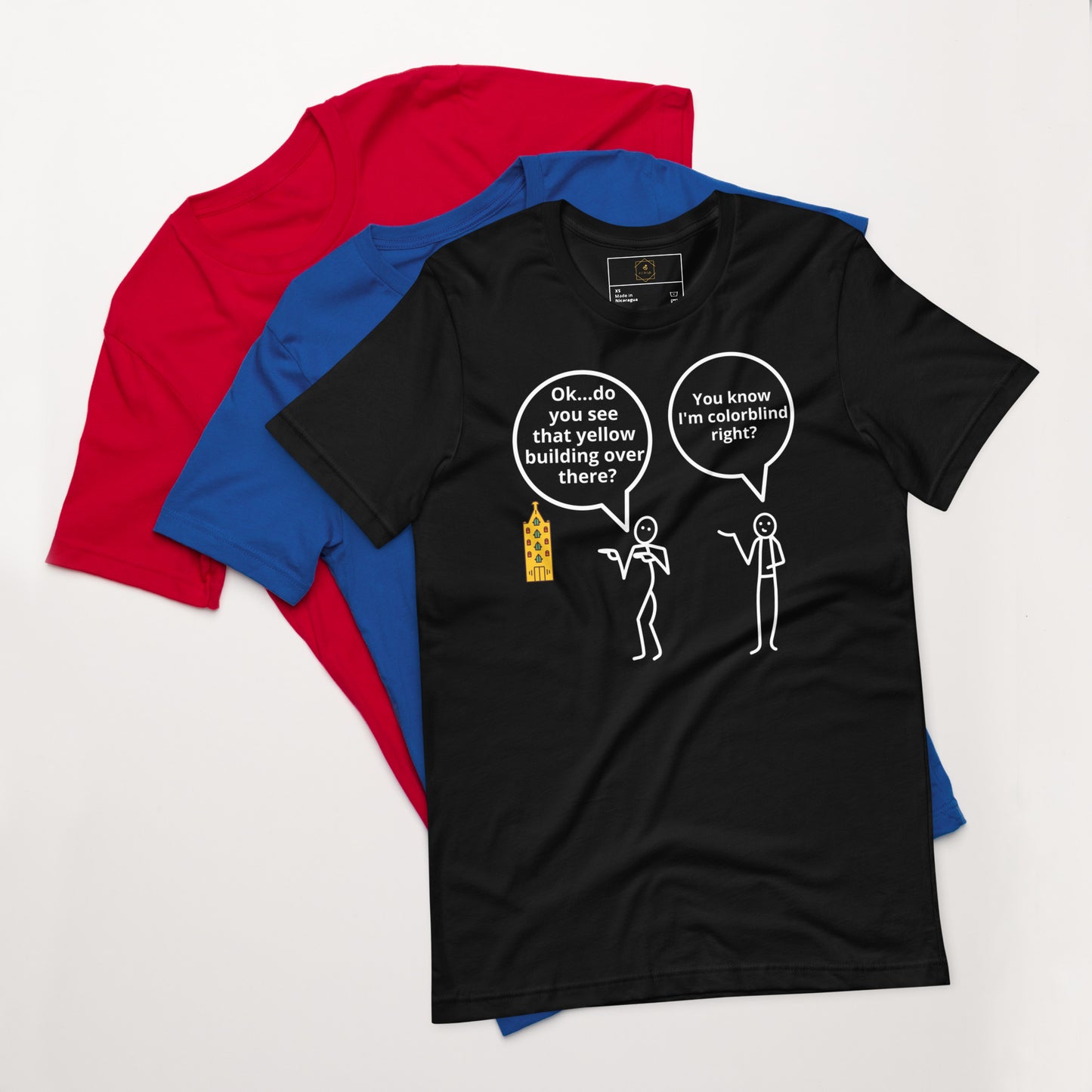 Stick Joke Unisex t-shirt