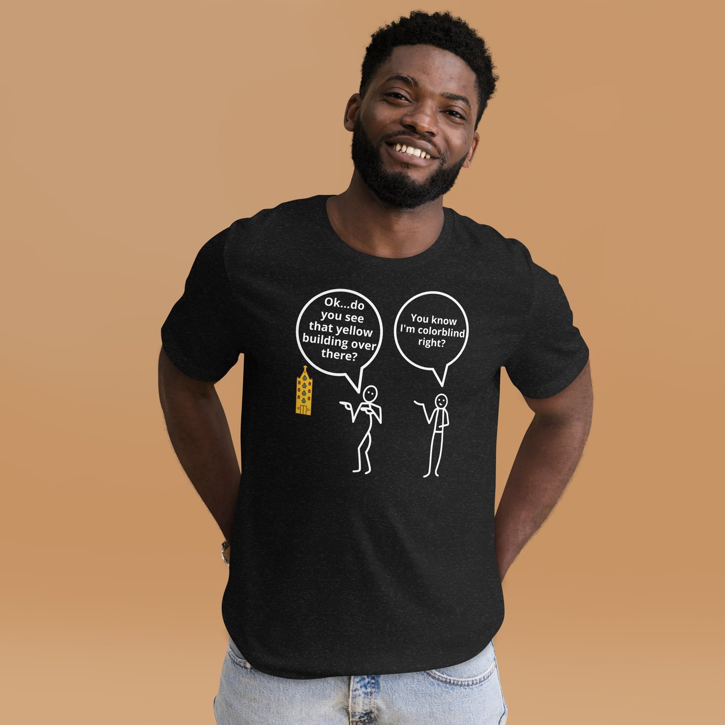 Stick Joke Unisex t-shirt