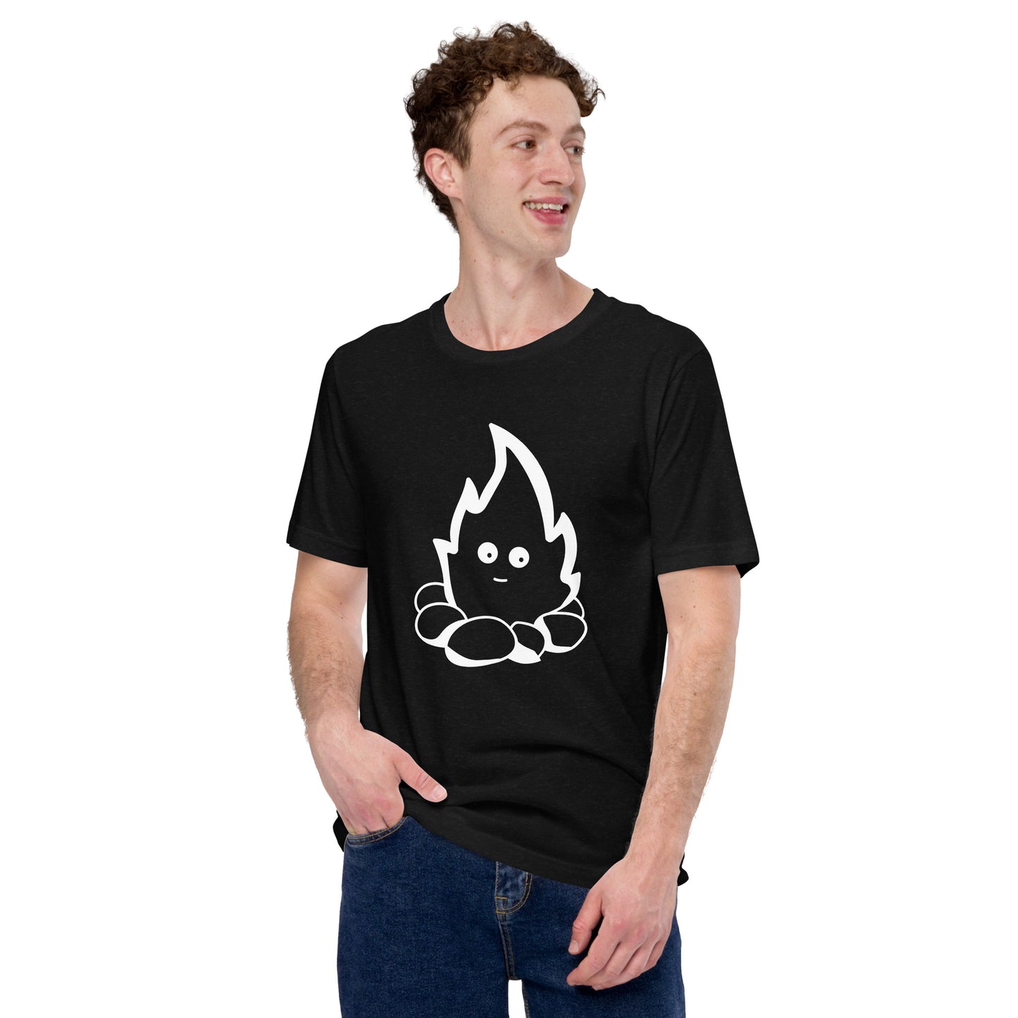 Fire Dude Unisex t-shirt