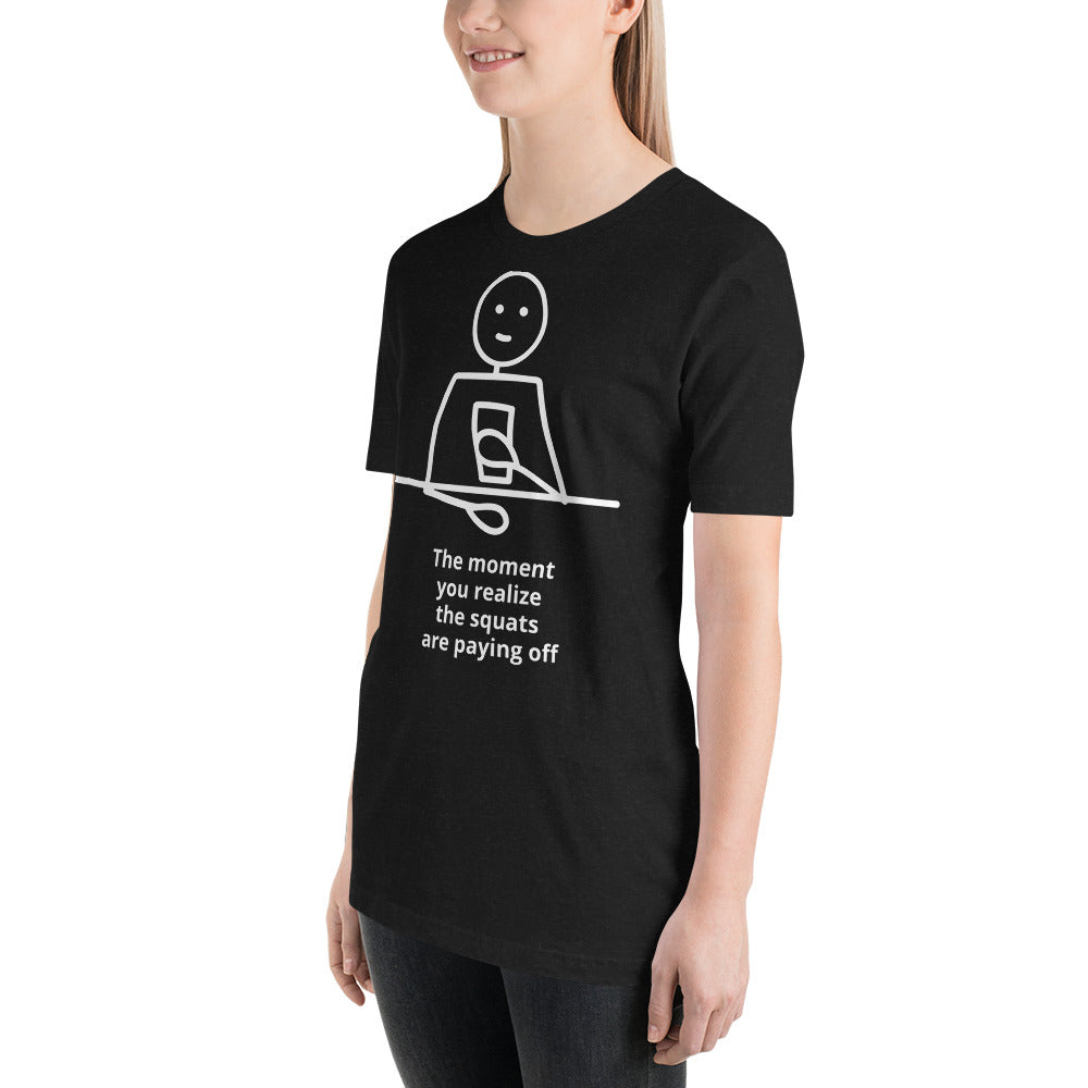 Stickman Solved Unisex t-shirt