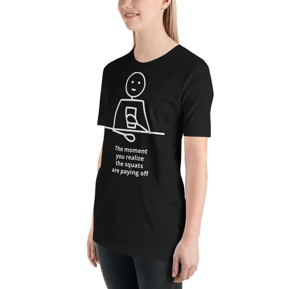 Stickman Solved Unisex t-shirt