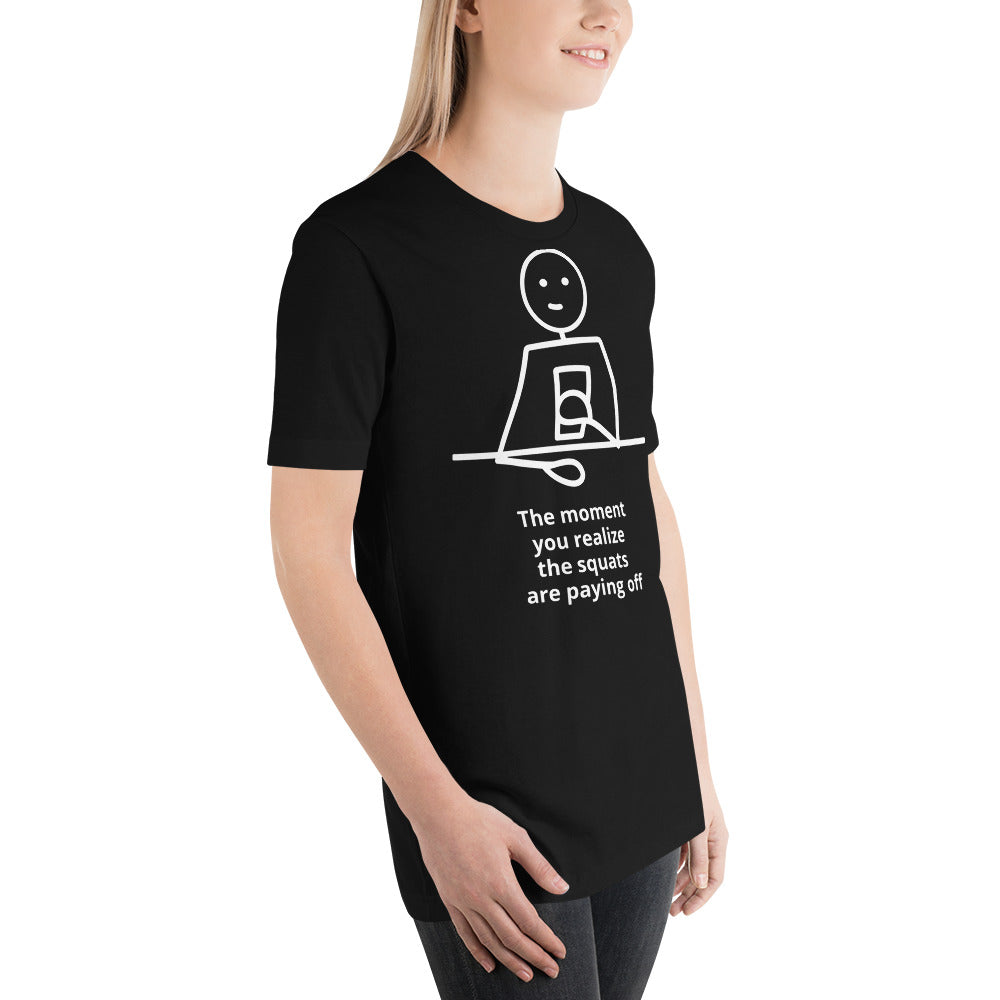 Stickman Solved Unisex t-shirt